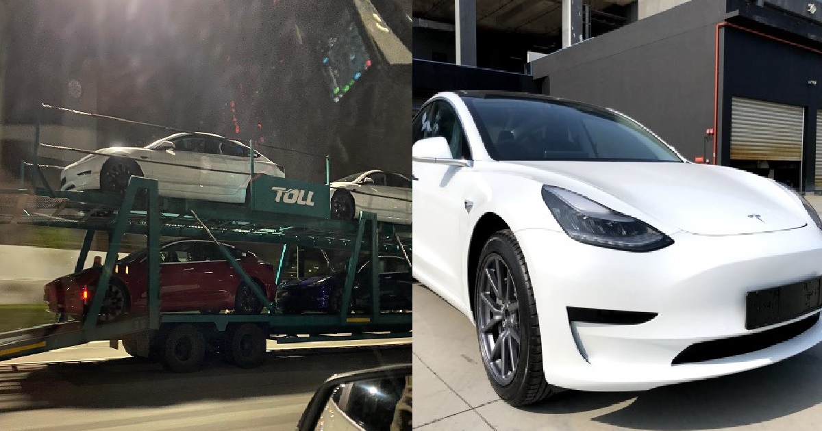 FIRST BATCH OF TESLA ELECTRIC CARS ARRIVE IN S’PORE