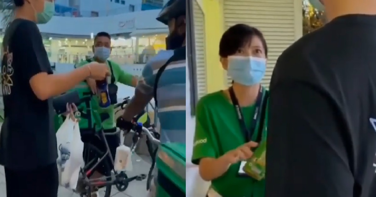 YOUTHS BUY DRINKS TO BELANJA HARDWORKING FOOD DELIVERY RIDERS