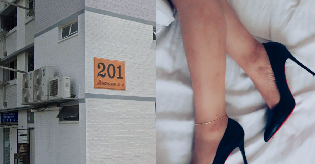 PRC WOMEN PROVIDE SEXUAL SERVICE AT HOUGANG, 81 Y.O MAN FINED