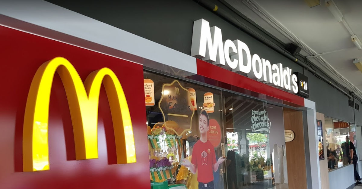 2 PAX DINE IN ONLY AT MCDONALDS EVEN IF FULLY VACCINATED