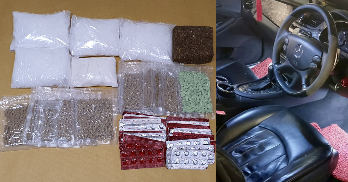 DRUGS WORTH S$1.18 MILLION BUSTED BY CENTRAL NARCOTICS BUREAU