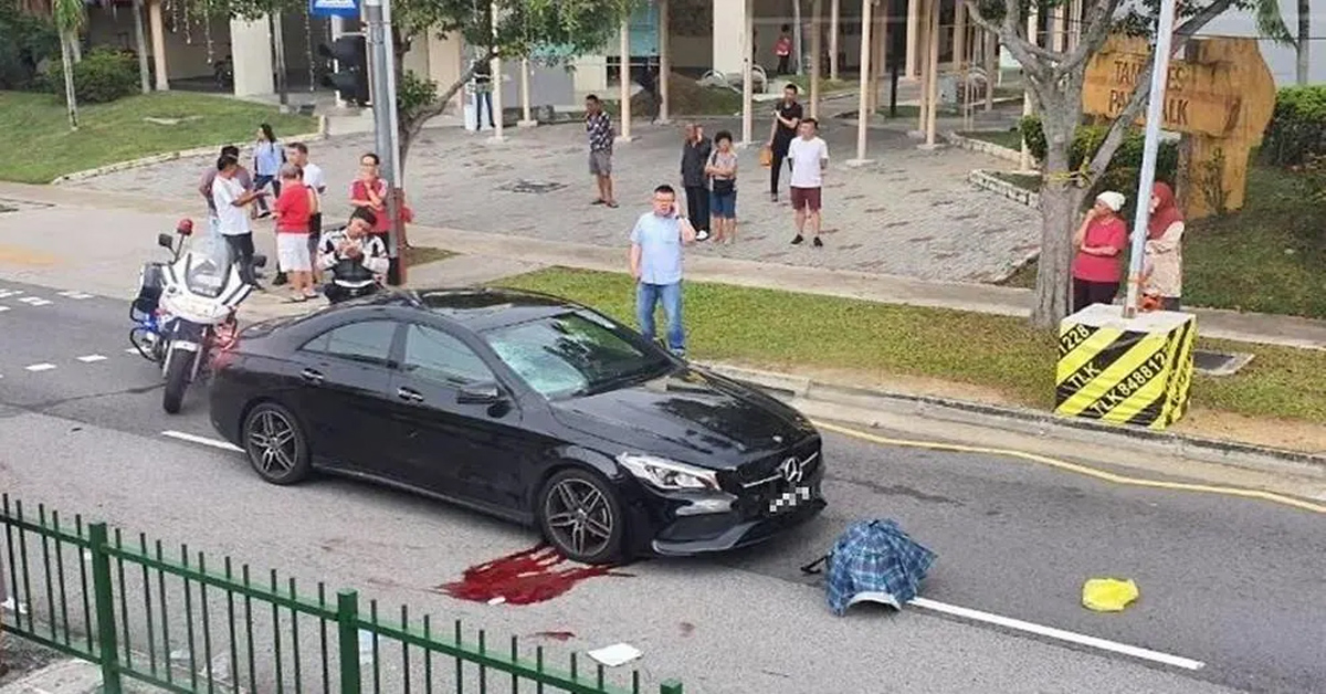 MERCEDES DRIVER JAILED FOR KILLING CYCLIST IN TAMPINES, DROVE AT OVER 100KM/H