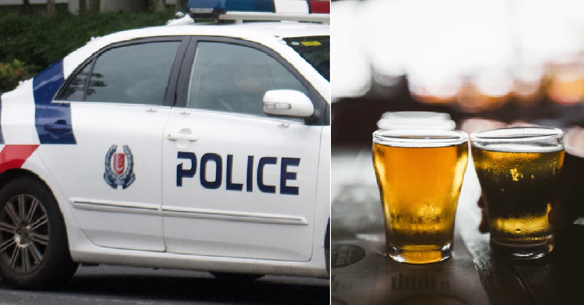DRUNK MAN DESPERATE TO SEE EX-GF KICKS POLICE CAR DOOR & SMASHES NEIGHBOUR’S DOOR