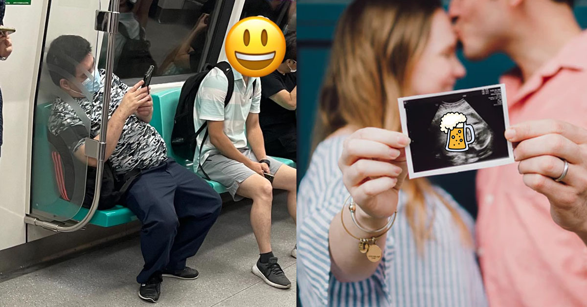 MAN TAKES MRT RESERVED SEAT BECAUSE HIS PREGNANT