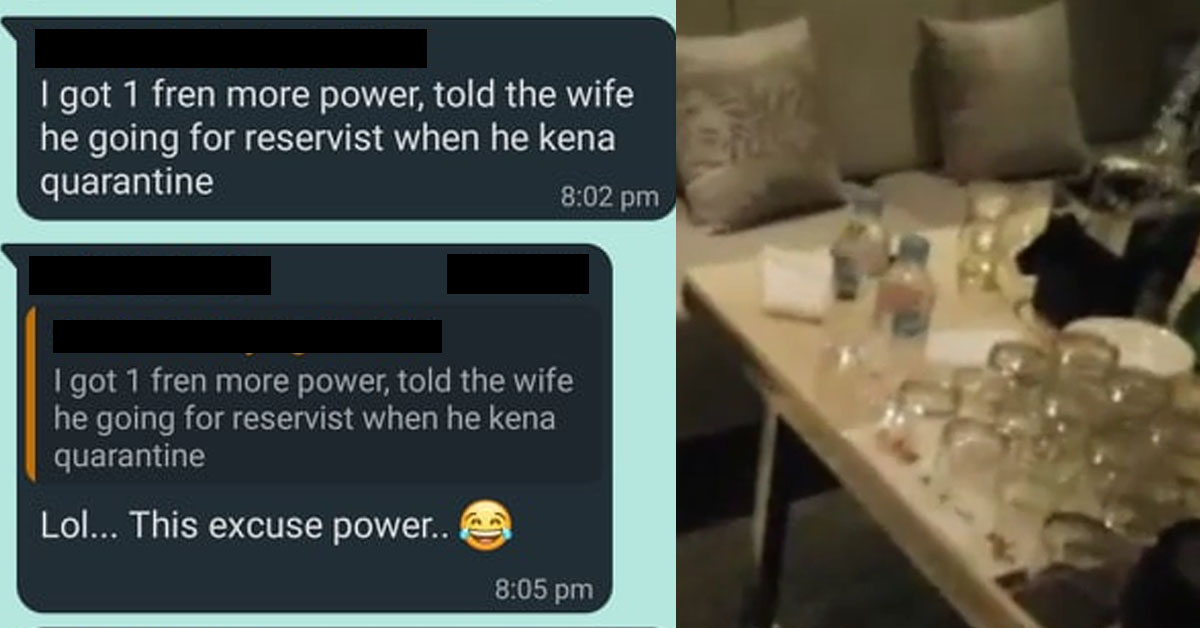 KTV MAN ON QUARANTINE TELL WIFE HE GOING FOR HIS RESERVIST