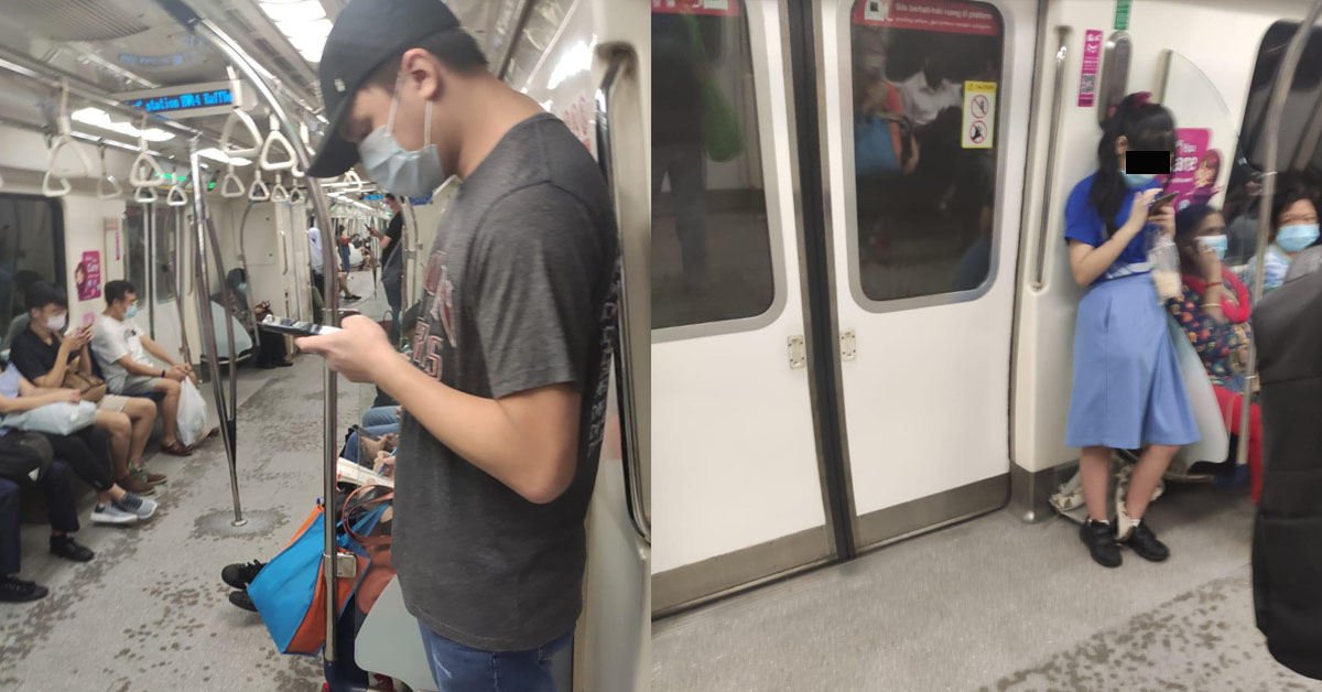 MAN CAUGHT TAKING UPSKIRT IN MRT, COMMUTER GIVES HIM CHANCE