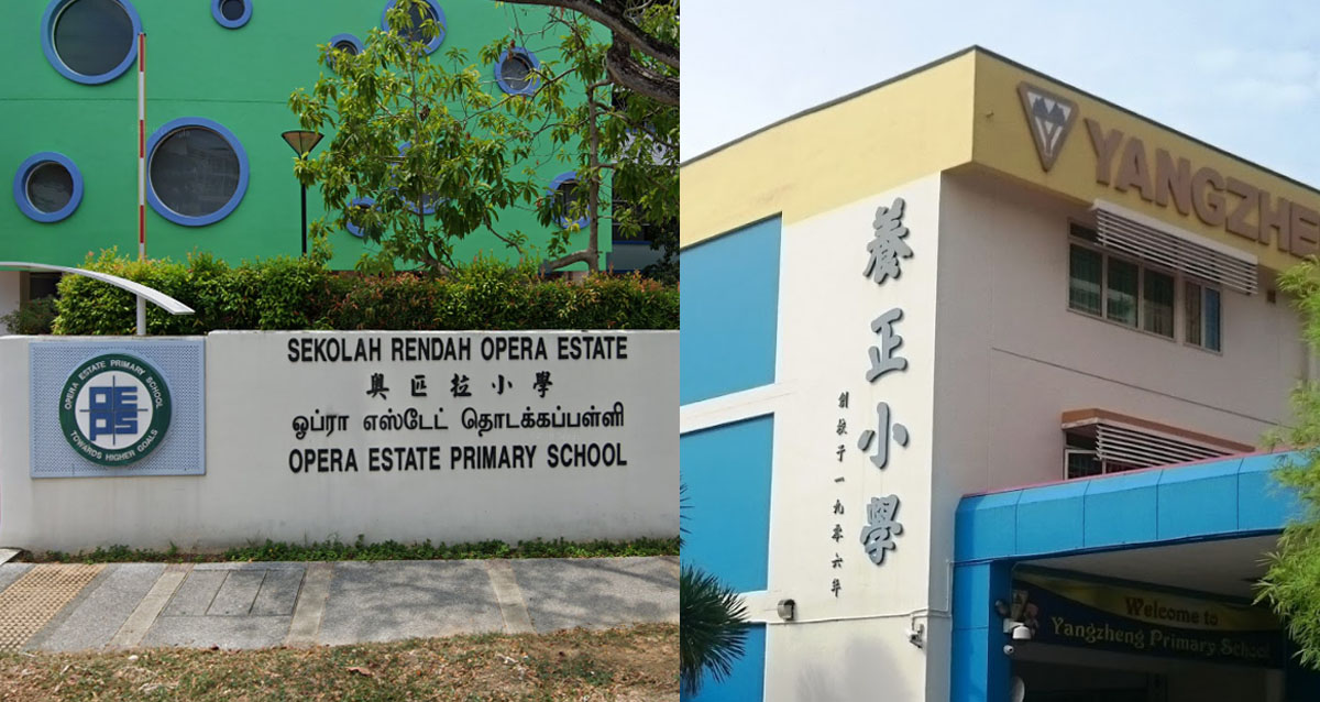 YANGZHENG PRI SCH AND OPERATE ESTATE PRI SCH AMONG CONFIRMED CASES