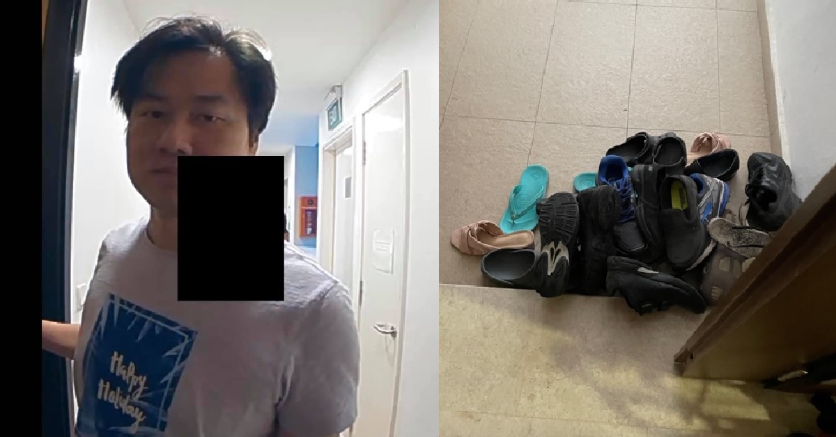 CRAZY MAN STEPS ON PARCEL & ALLEGEDLY DUMPS SHOE AT NEIGHBOUR’S DOOR