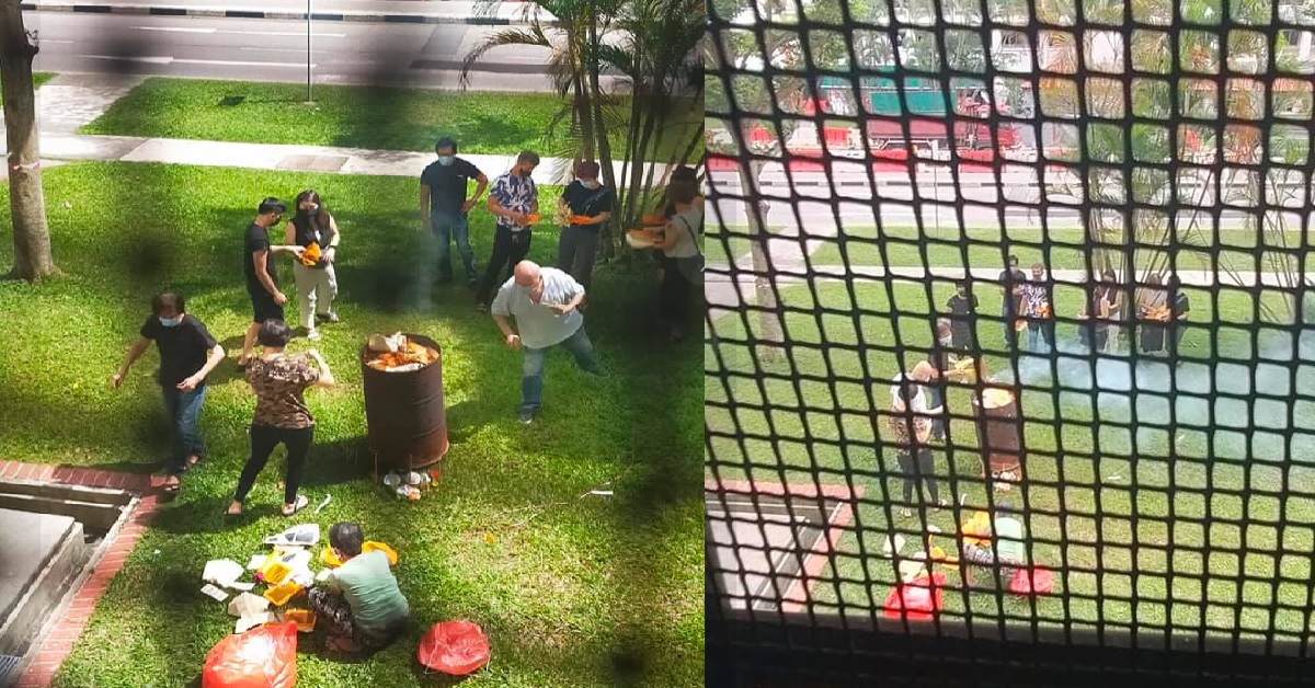 CCK RESIDENTS SHIFT INCENSE BIN TO FRONT OF UNIT, SMOTHERED WITH SMOKE