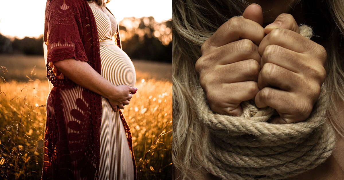 MAN PUNCHES & STRANGLES PREGNANT GF RESULTED IN PARTIAL BLINDNESS