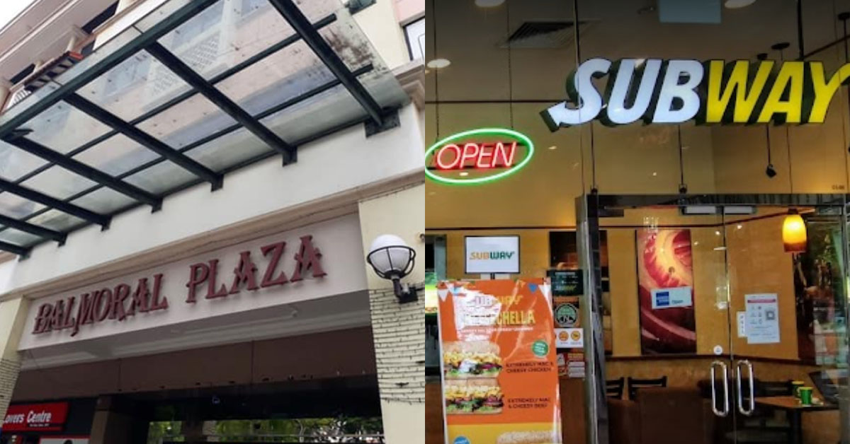 SUBWAY STAFF AT BALMORAL PLAZA AMONG CONFIRMED CASES
