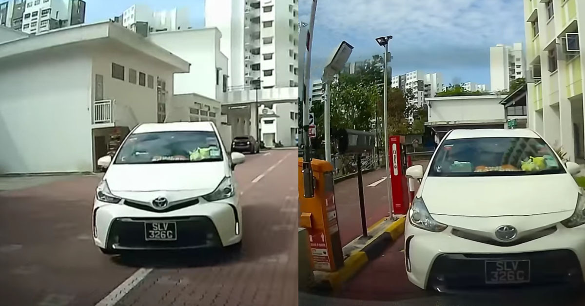 CHEAPO DRIVER TAILGATE TO GET FREE PARKING AT YISHUN