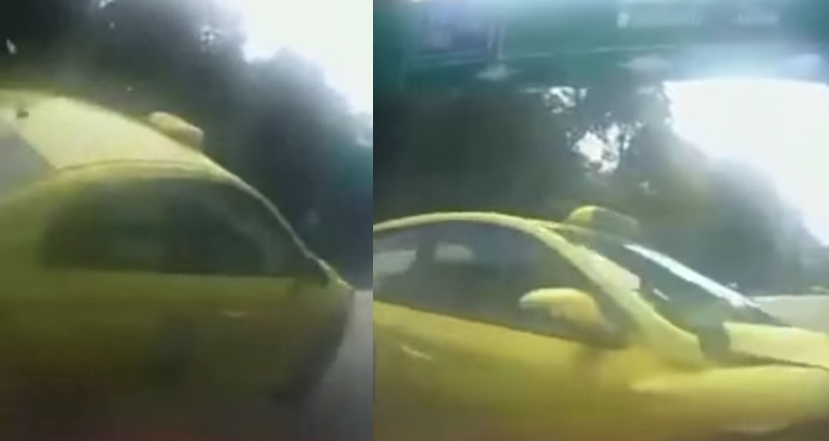 SERIOUS ACCIDENT AT BKE, TAXI BANGED AND SPIN RESULTING IN 3 HOUR JAM