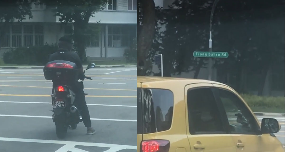 CHAMPION NO WEAR HELMET AT TIONG BAHRU, KING OF THE ROAD