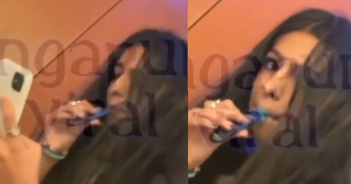 FRIEND SABO FILM GIRL VAPING AND PUTS IT ONLINE