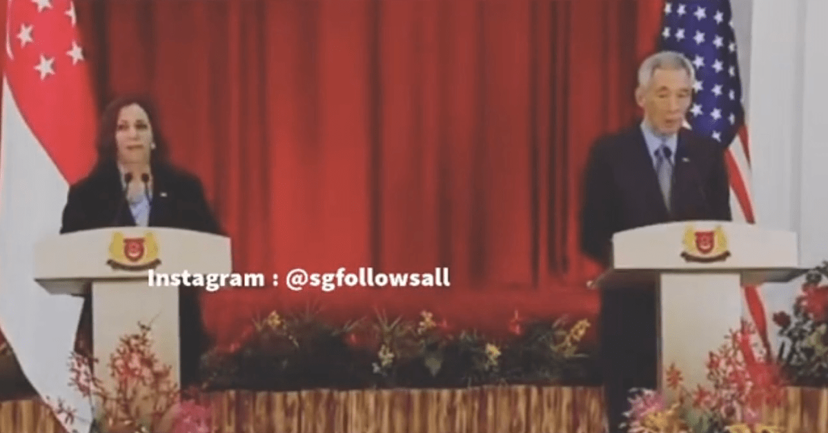 PM LEE: BAA BAA BLACK SHEEP KAMALA HARRIS: HAVE YOU ANY WOOL