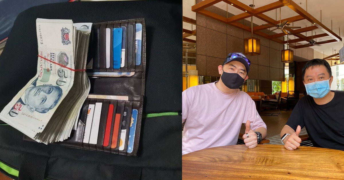 RYDE DRIVER RETURNS LOST BAG WITH MORE THAN SG$6,000 INSIDE