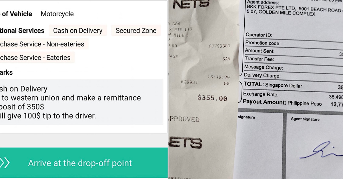 LALAMOVE DRIVER CHEATED $350 BY SCAMMER BECAUSE HE WAS LURED BY $100 TIP