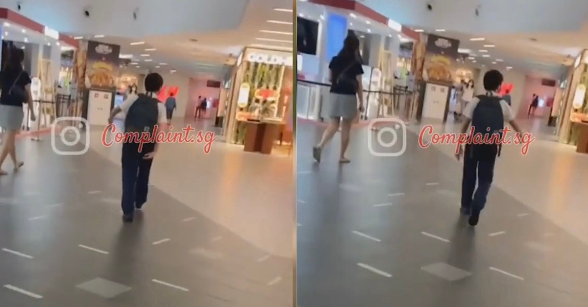 YP BENG IN SCHOOL UNIFORM FILMED WALKING LIKE DRIVING LORRY