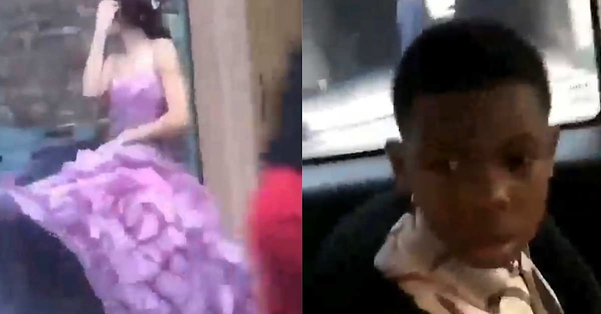 YOUNG BOY LOOKS AT UPSKIRT, GETS WHACK BY PARENT