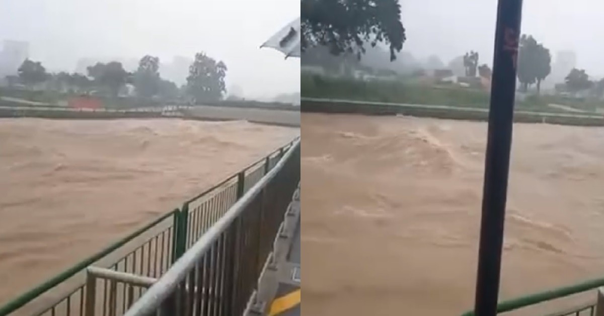 AUNTIE HORRIFIED TO SEE LONGKANG FLOODED: “WAH LOOK AT THE KAH REN!”