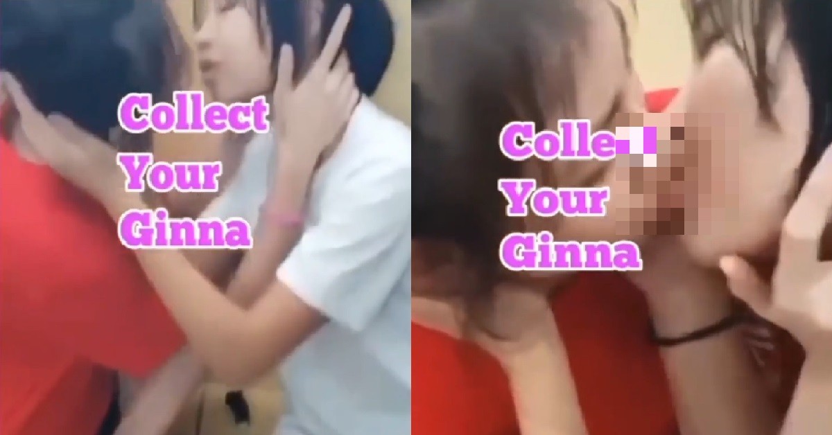 XMMS IN LOVE, HOLDING EACH OTHER’S FACE AND MUACKS ON BENCH