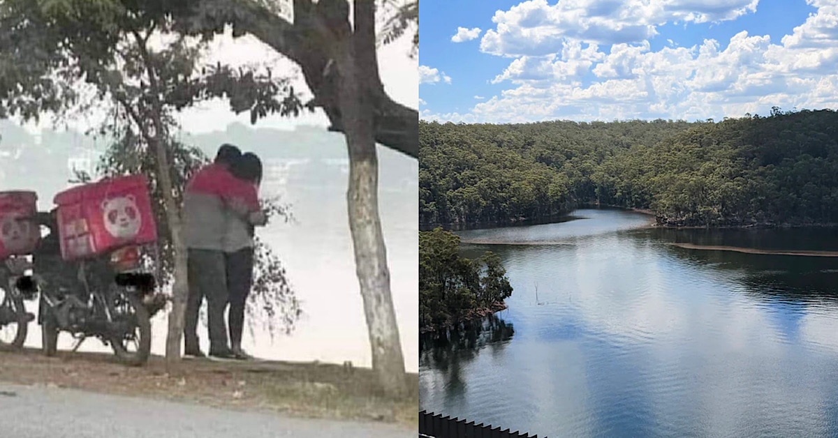 FOODPANDA DELIVERY RIDERS HUGGING, NETIZEN SAYS PANDA BABY COMING