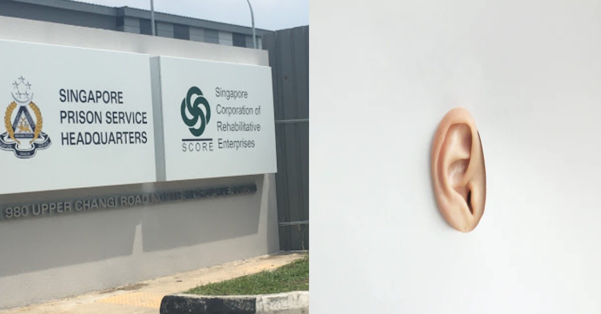 MAN BITES OFF EAR OF FELLOW PRISONER BECAUSE HE UNHAPPY WITH HIM