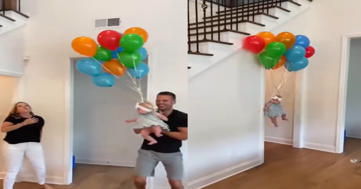 ANG MOH BABY FLOATS UP INTO THE AIR JUST LIKE THE MOVIE UP