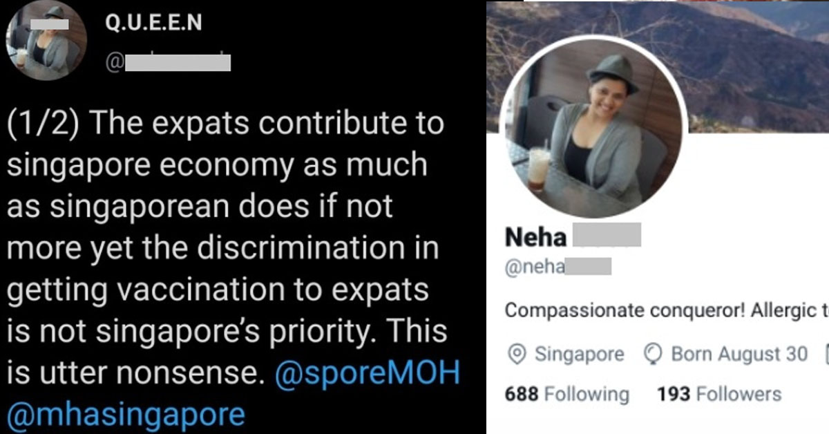 FT UNHAPPY & SPREADS LIES THAT S’POREANS GET VACCINATED BEFORE HER