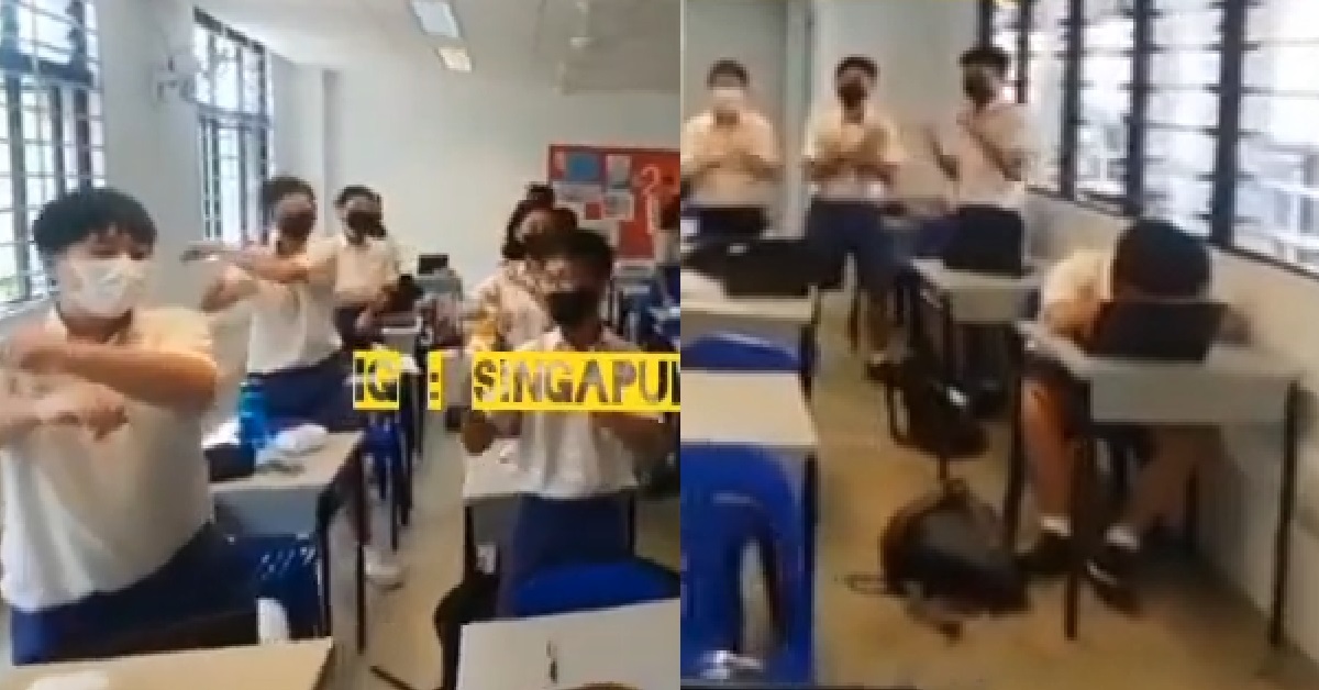 STUDENT NOT INTERESTED, SLEEP IN CLASS WHILE CLASSMATES DANCE