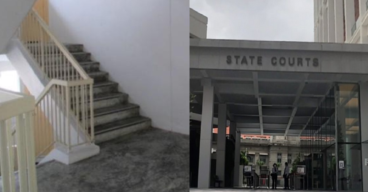 UNCLE “HAVING FUN” WITH 15 Y.O BOY AT STAIRCASE, CAUGHT IN THE ACT BY POLICE