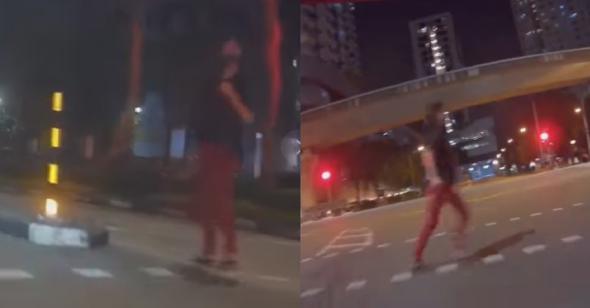CRAZY WOMAN JAYWALKING, ALMOST KENA BANG TO JOIN THE HUNGRY GHOSTS