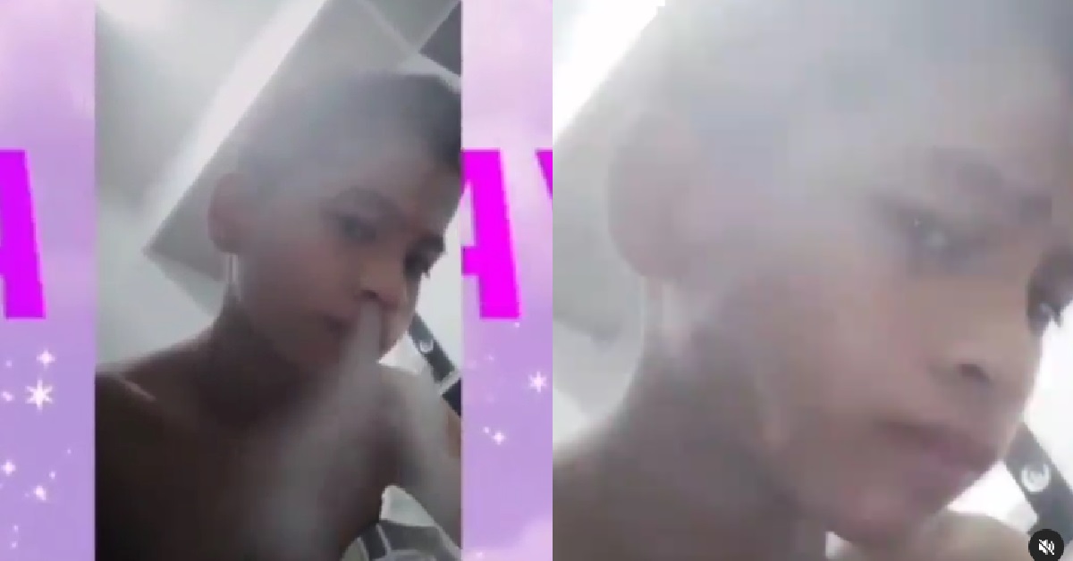 UNDERAGE YP TAKE VIDEO OF HIMSELF SMOKING BECAUSE IT IS VERY COOL