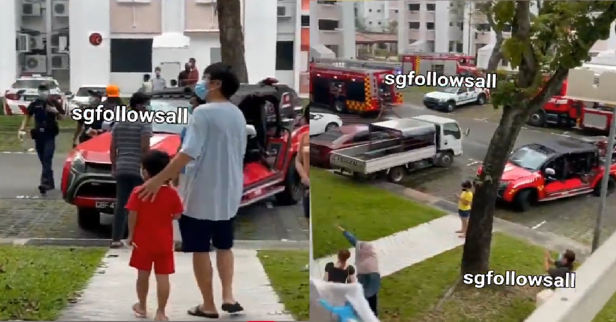 YET ANOTHER FIRE, THIS TIME AT JURONG EAST HDB – PUT OUT BY SCDF