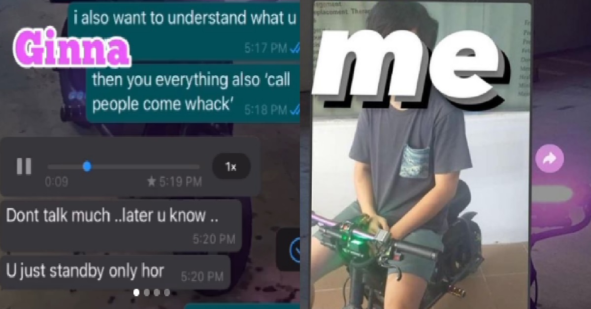 GANGSTER BRING 10 PPL DOWN TO “TEST” TEEN’S SCOOTER, THEN THREATEN & EXTORT HIM