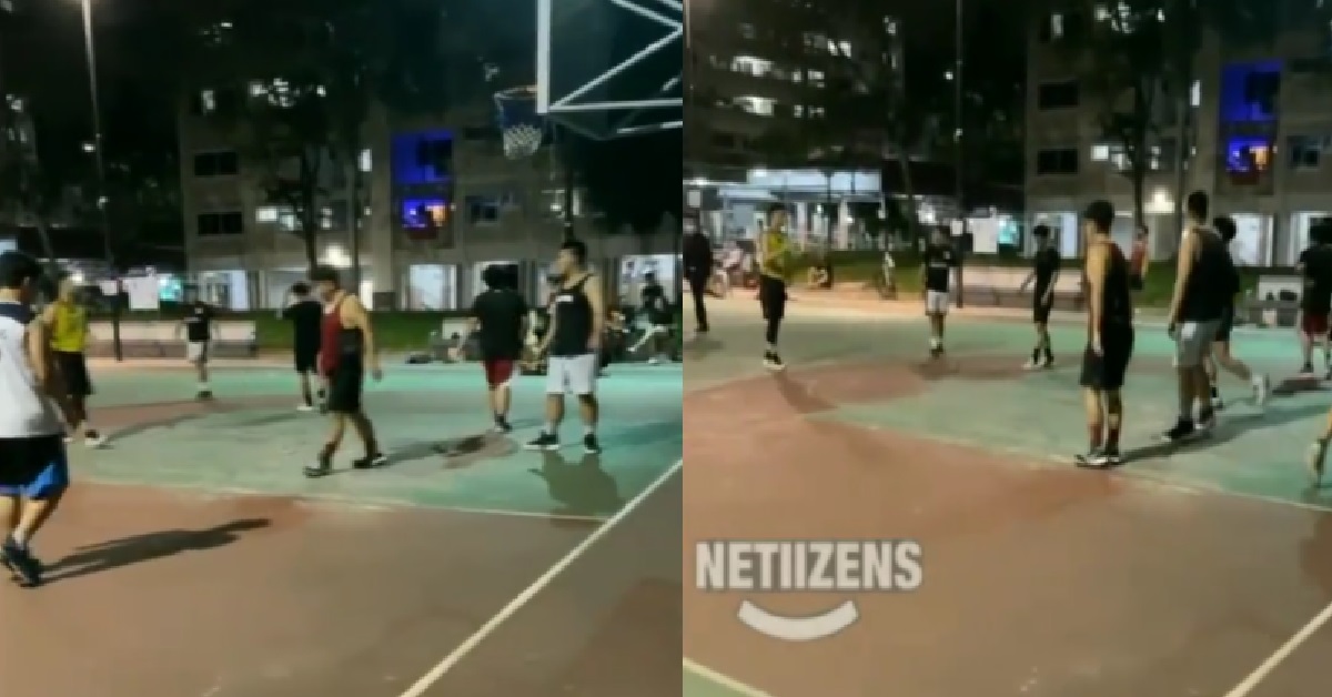 GUY WANT PLAY BBALL, KENA CHASE AWAY BY YPS IN GROUP OF 15-20