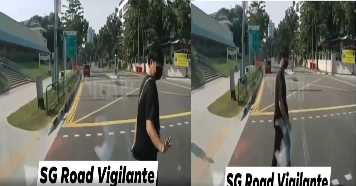 JAYWALKING YP ALMOST GOT KNOCKED DOWN, DRIVER STARTS CURSING