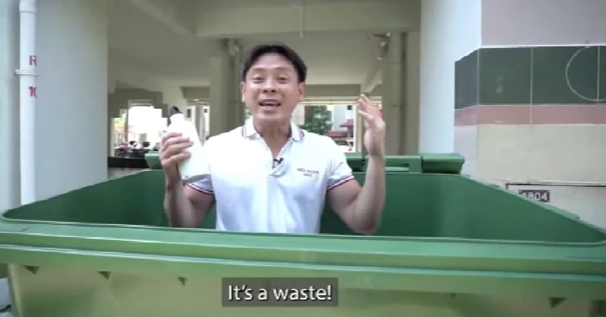 PAP MP LOUIS NG FILM VIDEO OF HIMSELF INSIDE A RUBBISH BIN