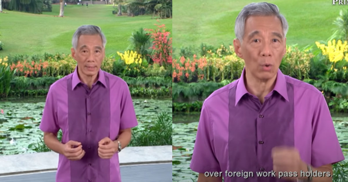 PM LEE ADDRESSES WORK PASS HOLDERS & JOB SECURITIES IN SINGAPORE