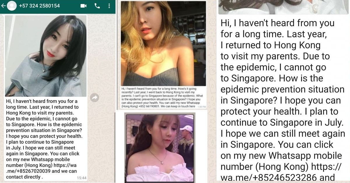 MAN RECEIVES SCAM WHATSAPP FROM MULTIPLE PRETTY PRC/HK GIRLS