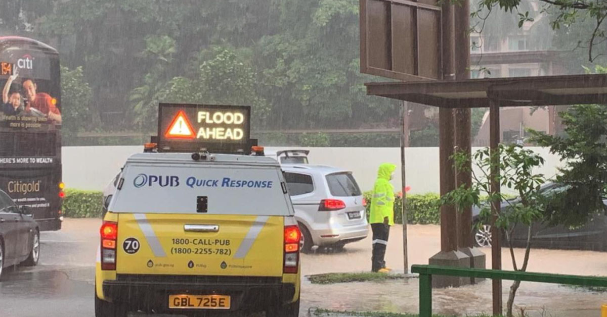 PUB ISSUES FLOOD WARNINGS AT 10 LOCATIONS ACROSS S’PORE