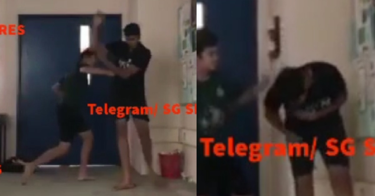 YPS FIGHTING, GUY KENA PUNCHED IN CHEST, TOOK HIS BREATH AWAY