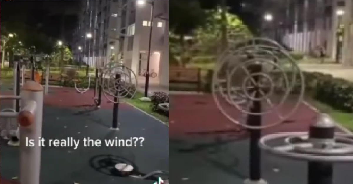 MACHINE SEEN MOVING EERILY BY ITSELF @ FITNESS CORNER