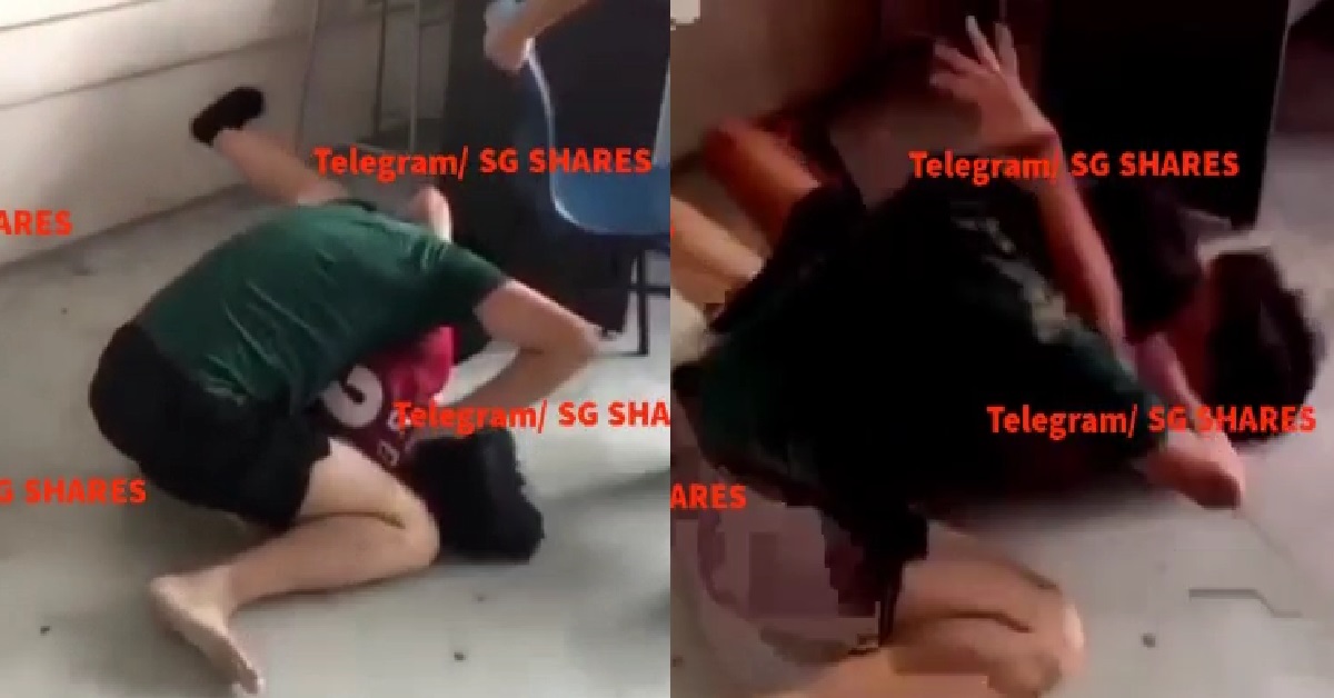 YPS FIGHTING, HUG EACH OTHER IN CHOKEHOLD AND ROLL ON FLOOR