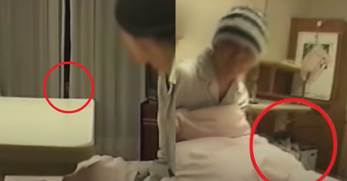 GHOST OF LITTLE BOY APPEARS FROM UNDER HOSPITAL BED, PEEP AT PATIENT