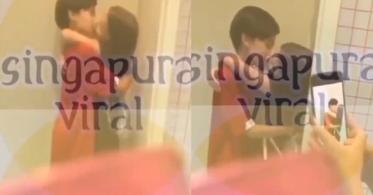 YP COUPLE HIDE IN ONE CORNER TO EXCHANGE SALIVA, MUACKS!