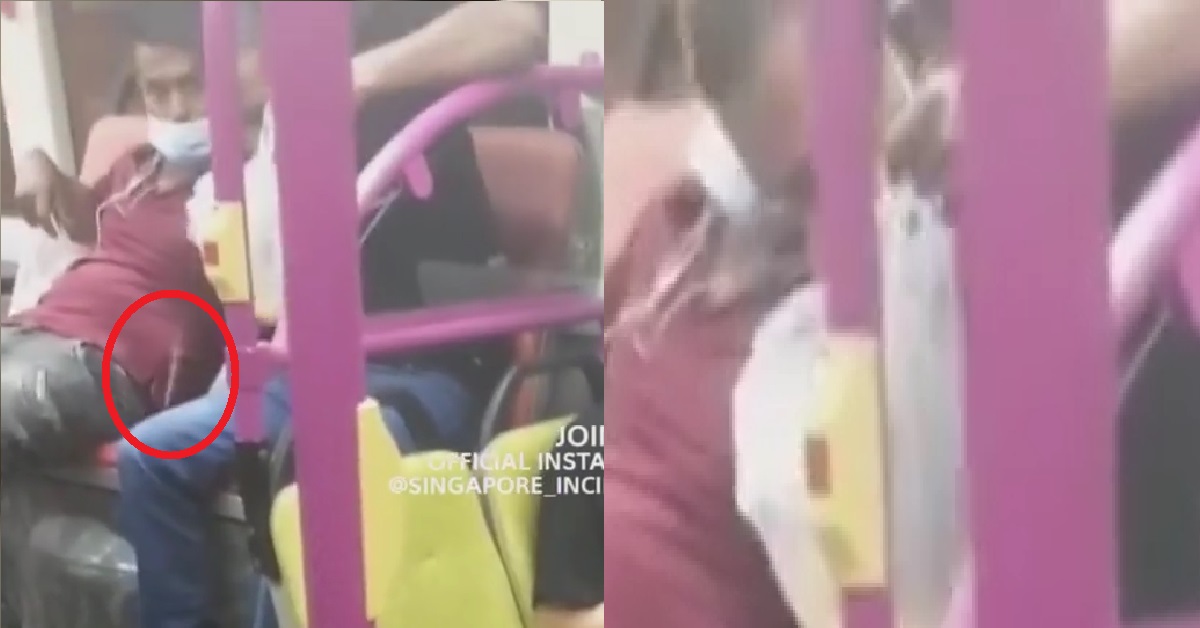 DISGUSTING MAN SPIT ON THE FLOOR INSIDE BUS, DON’T GIVE A F**K