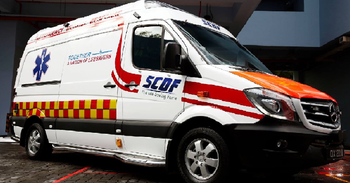 61 Y.O EX-SCDF OFFICER KISS & BITE MALE COLLEAGUE IN AMBULANCE, JAILED