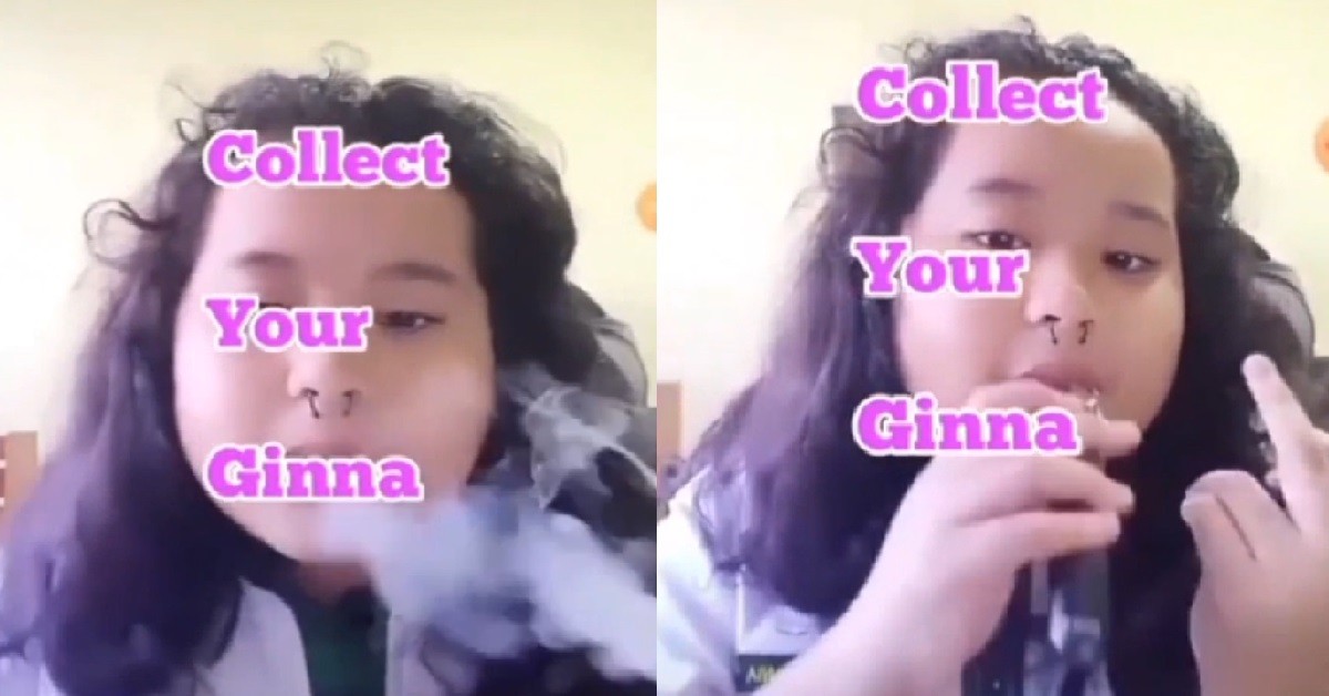 YP XMM WEAR SCHOOL UNIFORM ILLEGALLY VAPING BECAUSE WANT TO BE COOL